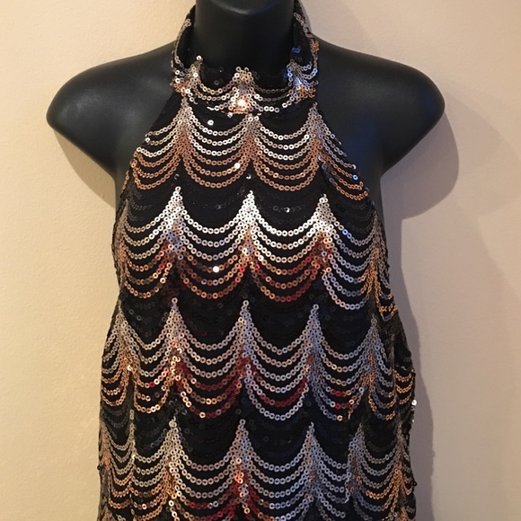 Gorgeous sequin romper ❗️only Sz XL left ❗️ - Picture 3 of 3