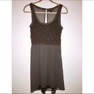 LAST CALL MOVING SALE! Grey high low dress
