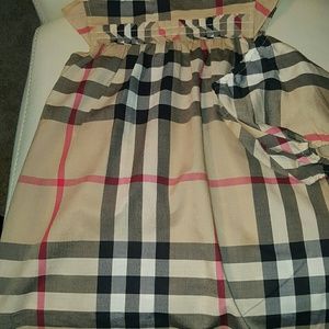 Authentic Burberry Toddler Classic Check Dress