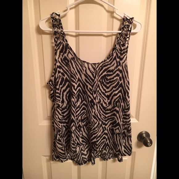 Zebra print tank!