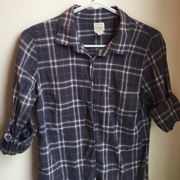 Jcrew perfect shirt cotton size small
