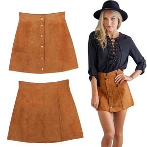 suede skirt