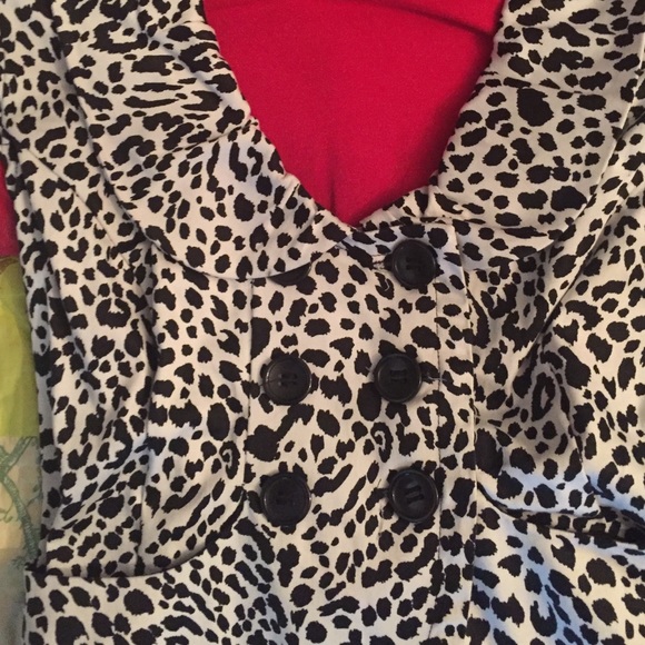 LAST CHANCE! Leopard blazer - Picture 2 of 4