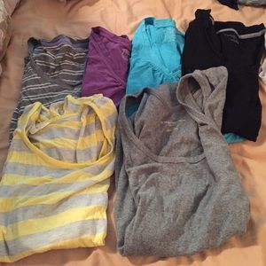 Maternity short sleeve tank lot hold