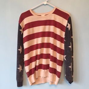 American Flag Sweater