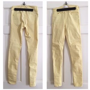 MANGO yellow jeans - SIZE US 1