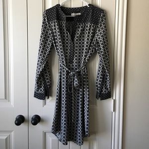 Mixed pattern dress