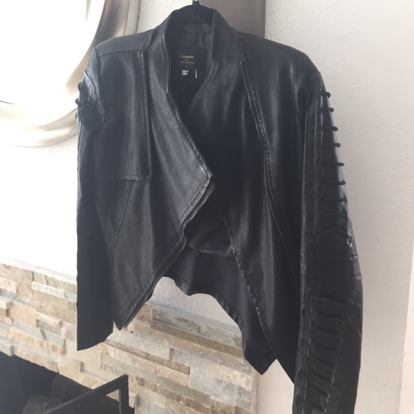Jackets & Blazers - Faux leather jacket