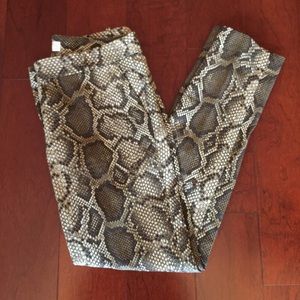 Michael Kors snakeskin pants