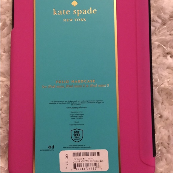 Kate Spade iPad mini hard case - Picture 2 of 4