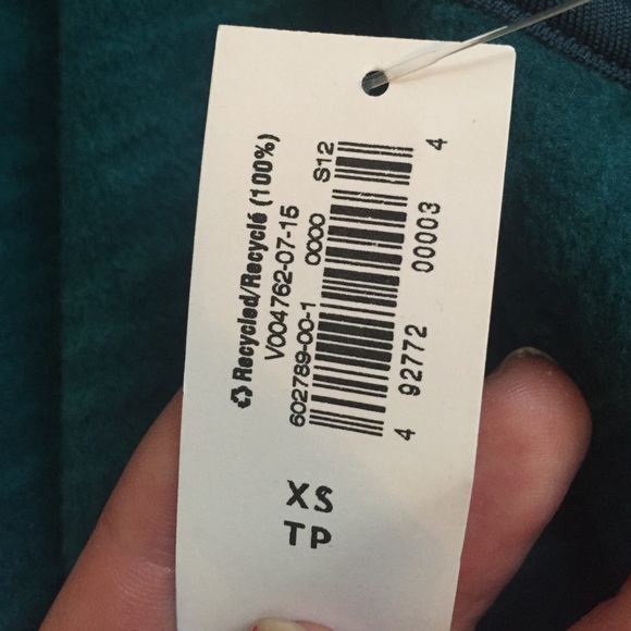 Green/teal fleece vest - Picture 2 of 4