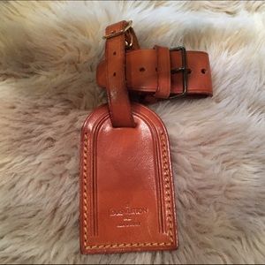 Authentic Louis Vuitton Luggage Tag & Poignet