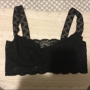 Urban Outfitters Black Lace Bralette