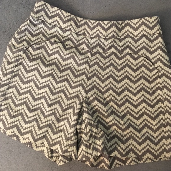 Anthropologie Cartonnier Chevron Patterned Shorts