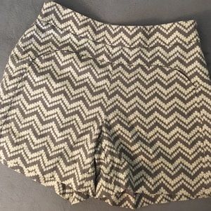 Anthropologie Cartonnier Chevron Patterned Shorts