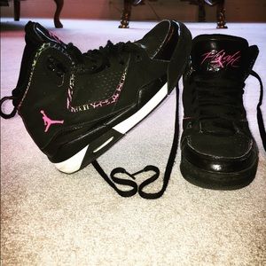 Rainbow Cheetah Air Jordan Flight Sneakers