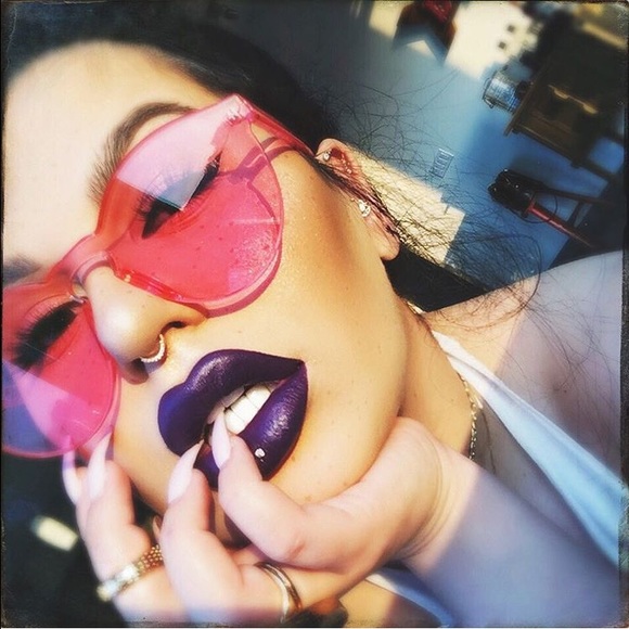 Accessories - NWT RIMLESS ACRYLIC CAT EYE SUNGLASSES