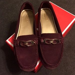 Coach Burgundy Loafer Flat