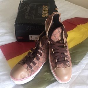L..A.M.B. High Top Sneakers Size 10 with box