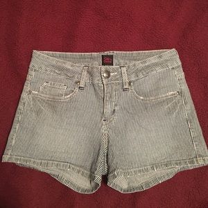 Pinstripe shorts