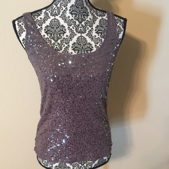 Beautiful MODA International Sequins Top