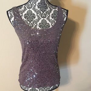 Beautiful MODA International Sequins Top
