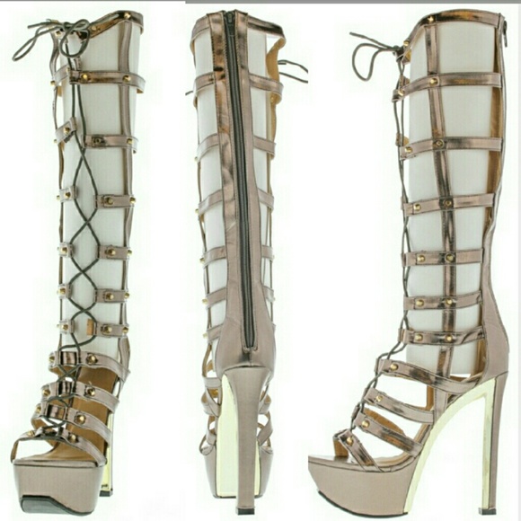Platform gladiator sandals