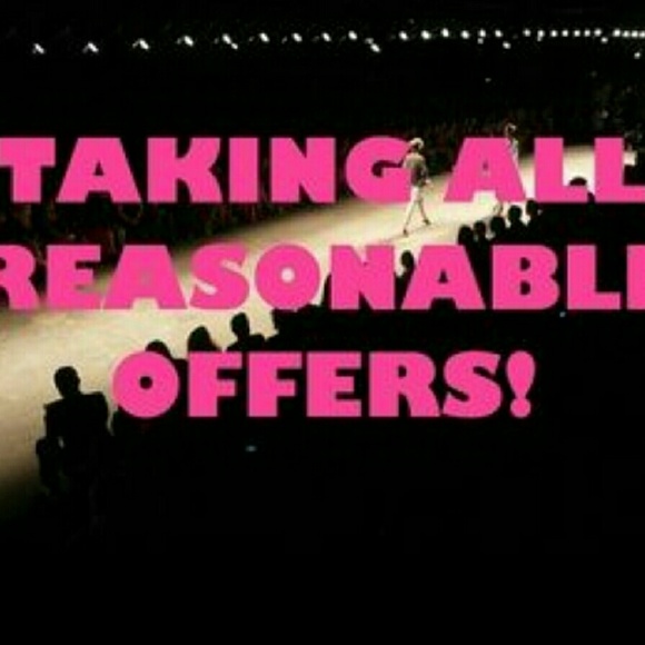 Taking reasonable offers