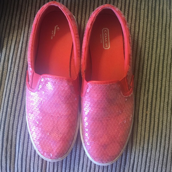 Coach slip ons