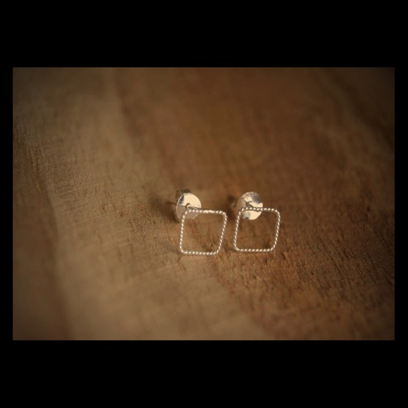 Sterling silver post earrings
