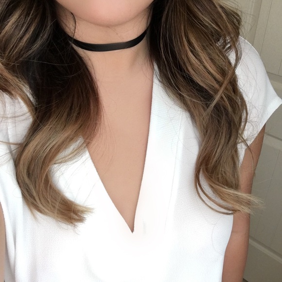 2-Pack Silver and Leather Choker - Picture 2 of 3