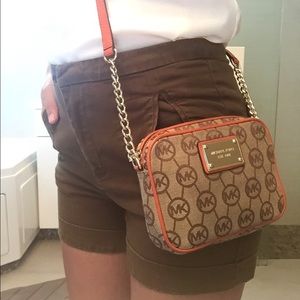 Michael Kors Logo Hamilton Jet Set Crossbody