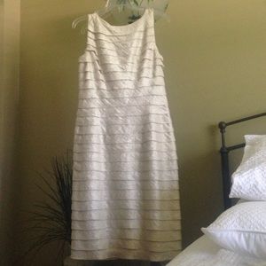 Dress  , light beige with a shimmer