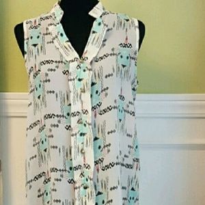 Super Cool Abstract Blouse