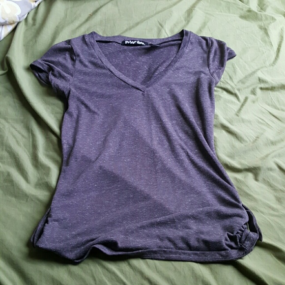 V neck casual dress shirt