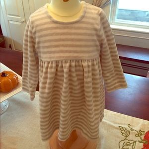 Baby Gap velour striped dress