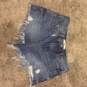 Hollister high rise festival shorts