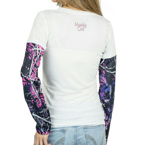 💜NWT MUDDY GIRL LONG SLEEVE SHIRT - Picture 2 of 2