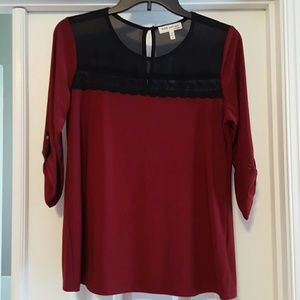 3/4 sleeve dressy top