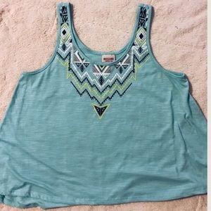 Tribal print tank top