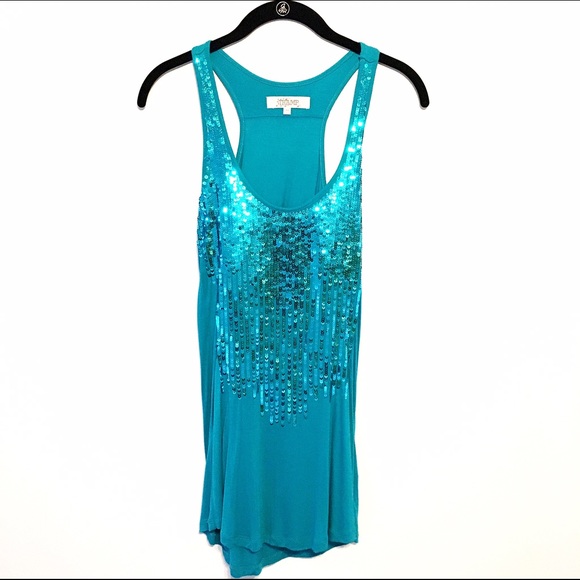 Sequin Racerback Top