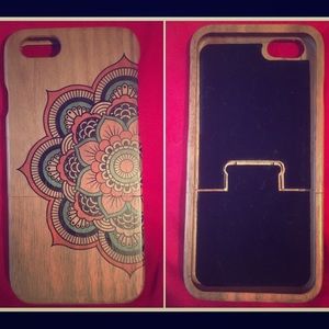 Wooden iPhone 6/6s Mandala Case