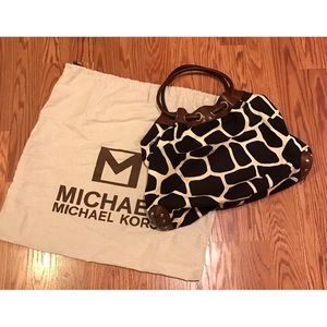 Michael Kors Joplin Giraffe Tote Bag