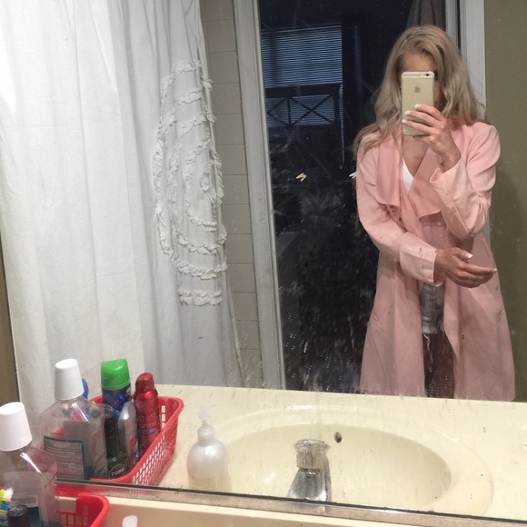 Blush water fall duster coat - Picture 2 of 3