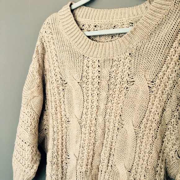 [[ CREAM KNIT SWEATER ]] - Picture 2 of 4