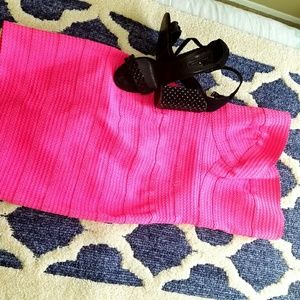 Akira pink bandage dress