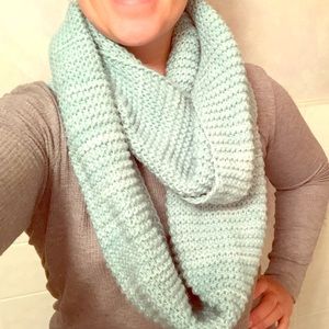 BABY BLUE INFINITY SCARF