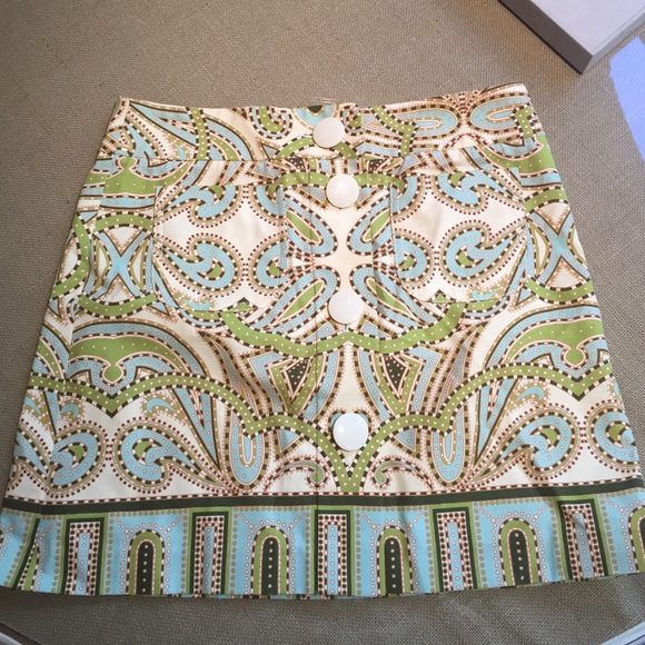 J Crew Patterned Skirt