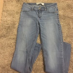 Light wash jeans