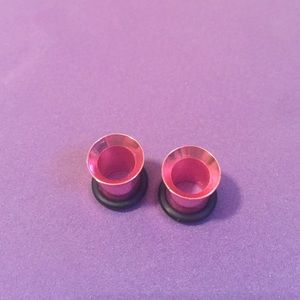 Pink tunnel gauges size 0g